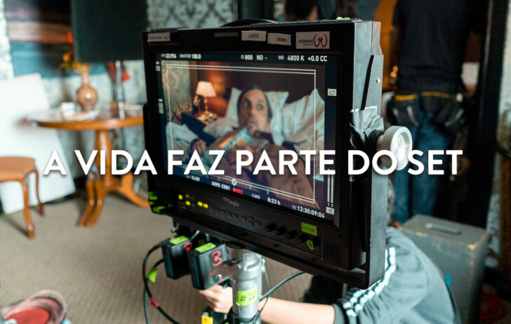 Como é um set de filmagem.